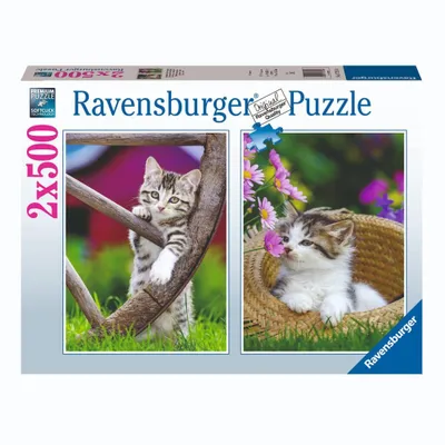 Immagine prodotto di Ravensburger 2In1 Puzzle Gatti 2X500 Pezzi