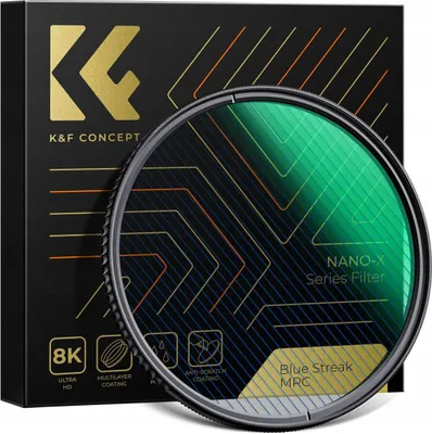 Zdjęcie produktu dla Filtr Blue Streak Anamorficzny K&F NANO-X MRC 62mm / KF01.2098