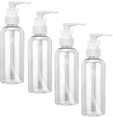 Produktbild von Famanu Reiseflaschen Set 4 Stück 80 ml - Transparent