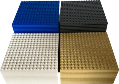 Immagine prodotto di LEGO® 16x16 Piastre da costruzione colorate miste costruibili su entrambi i lati - 91405 NUOVO! Quantità 4x