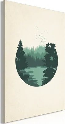 Zdjęcie produktu dla Włoski obraz na płótnie - Widok na wzgórza (1 część) Pionowy 40x60 cm Krajobrazy c-A-0204-b-a