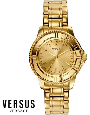 Zdjęcie produktu dla Versus by Versace SH7040013 Tokyo gold Edelstahl Armband Uhr Damen NEU