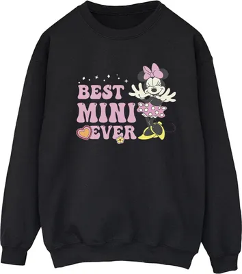 Produktbild von Disney - "Best Mini Ever" Sweatshirt für Damen BI29023 (L) (Schwarz)