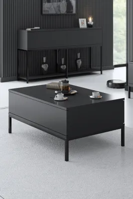 Produktbild von Skye Decor, Lord - Anthracite, Black, Couchtische, Anthrazit, 90 x 40 x 60 cm