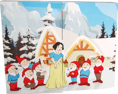 Produktbild von Krebs Glas Lauscha Adventskalender - Mini Märchen - Glasanhänger, -kugeln & -figuren - ca. 3-5 cm