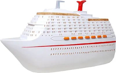 Produktbild von Spardose "Kreuzfahrtschiff" mit Pfropfen