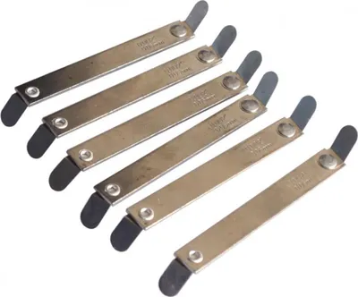 Produktbild von Fühlerlehre metrisch/Zoll JMP 6-teilig 0.10/0.13 mm