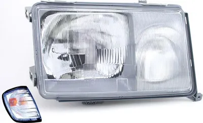 Zdjęcie produktu dla Johns, przedni reflektor pasuje do Mercedes W124 12/84-08/89 H4 H3 prawy z kierunkowskazami