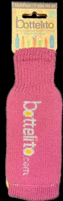 Produktbild von bottelito Flaschenwärmer Flaschensocke Flaschenstrumpf violett