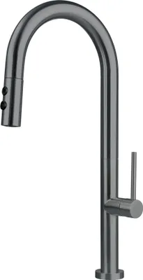 Zdjęcie produktu dla Kitchen faucet with pull-out spout - 2 types of spray
