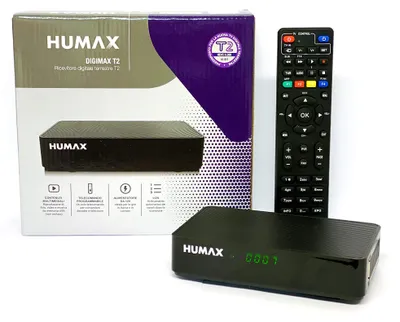 Immagine prodotto di Decoder Humax Digimax T2 HD-2022T2 DTT FTA Zapper con HDMI e USB, sintonizzatore a 10 bit
