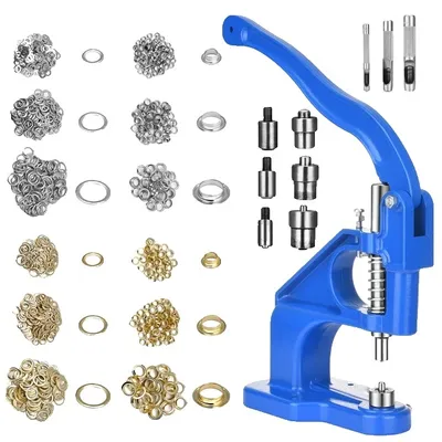 Produktbild von Ösenwerkzeugset, Stahlmaterial, vielseitige Verwendung, Blau