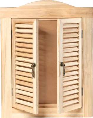 Produktbild von VBS Wandtafel "Fensterladen", Fichtenholz/MDF-Holz, ca. 39x3x52cm