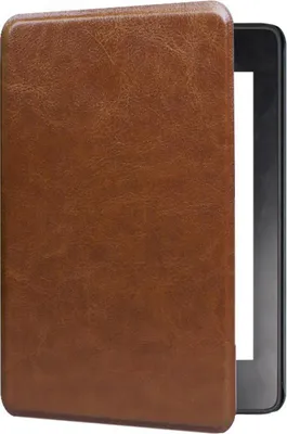 Produktbild von INF Kindle Paperwhite 12. Gen (7 Zoll) KPW6 Schutzhülle im Lederlook Braun