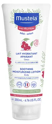 Immagine prodotto di Mustela Latte Corpo Lenitivo al Perseose di Avocado BIO, Corpo, Neonati e Tutta la Famiglia - Idratazione Quotidiana Specifica per Pelle Ipersensibile, 97% Ingredienti di Origine Naturale (200ml)