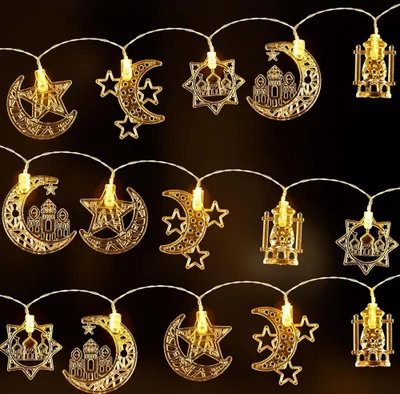 Obrázek produktu pro Ramadánské pohádkové světlo 3M 20LED 5 vzorů muslimské ramadánské dekorace pro domácí svatební vánoční pohádkové světla dekorace světla party festivalová světla