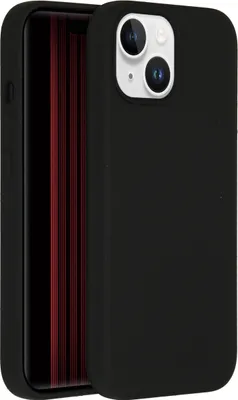 Produktbild von Accezz Liquid Silikoncase iPhone 15 - Schwarz