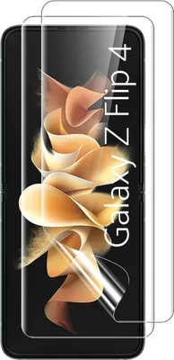 Produktbild von Displayschutzfolie für Samsung Galaxy Z FLIP 4 [2 Stück] Flexible Transparent Plastik Screen Protector Film Phonillico®