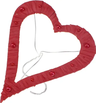 Produktbild von 20cm Herz rot Straußmanschette Brautstrauß Valentin Muttertag Hochzeit