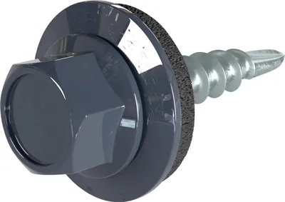 Produktbild von Weckman Bohrschrauben 4,8 x 20 mm sechskant - 100 Stk. anthrazitgrau