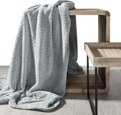 Produktbild von D91 Cindy Decke 170x210 cm Ash