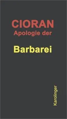 Immagine prodotto di Apologie der Barbarei