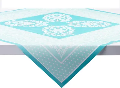 Produktbild von Sovie HOME Tischdecke Bine in Mint aus Linclass® Airlaid 80 x 80 cm, 1 Stück - Ornamente