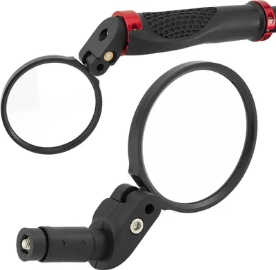 Produktbild von MidGard Fahrradspiegel, eBike Rückspiegel, Einschraubspiegel für Fahrrad-Lenkerenden, geeignet für Mountainbike, Rennräder, e-Bike usw (1 Stück)