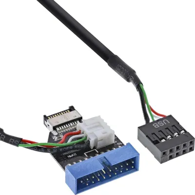 Image de InLine® 33446A Adaptateur USB 3.1 vers 3.0 interne
