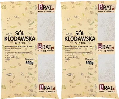 Obrázok produktu pre Kłodawska soľ jemná 1kg (2x500g)