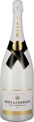 A bottle of Moet & Chandon Ice Imperial champagne.