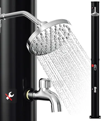 Produktbild von Izrielar Solardusche Außendusche Outdoordusche 20L Ohne Schutzabdeckung für Pool Camping