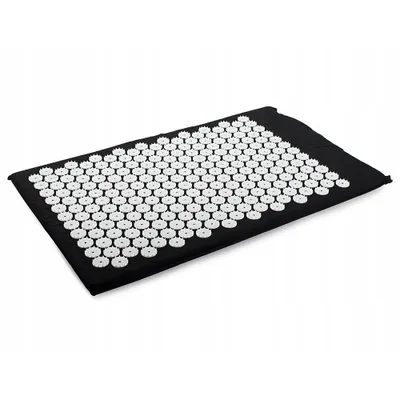Image de Extralink Tapis d’acupression santé noir 65 × 40 cm