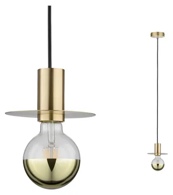 Image de Suspension Neordic Stian, max. 1 x 20 W, E27, laiton brossé