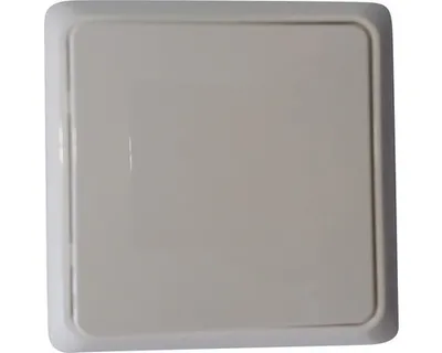 Produktbild von Elso Reno Taster 42V Komplett mit Einsatz Rahmen + Wippe 506304 reinweiß Unterputz