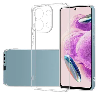 Image de Coque de protection en silicone transparente pour Xiaomi Poco M6 Pro 4G / Redmi Note 13 Pro 4G, coque fine en TPU