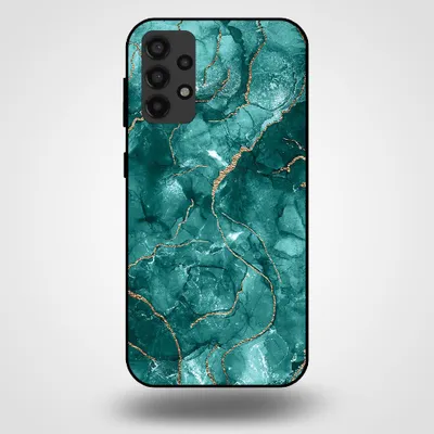 Immagine prodotto di Smartphonica Custodia per Samsung Galaxy A32 4G con stampa in marmo - Custodia posteriore in TPU con design in marmo - Oro Verde