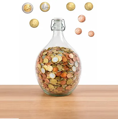 Productafbeelding van Glazen Muntenfles met Beugelsluiting 5 Liter