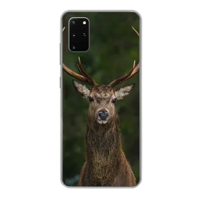 Produktbild von MuchoWow® Handyhülle Schutzhülle Hülle für Samsung Galaxy S20 Plus Hirsch - Geweih - Natur Silikon Softcase Handy Hülle - Hartschale
