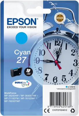 Produktbild von Epson Elephant Singlepack Cyan 24 Claria Photo HD Ink, Cyan, 4,6 ml, 1 Stück(e), 360 Seiten