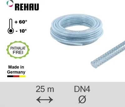 Produktbild von REHAU Industrieschlauch Raufilam-E 4,0/3,0 - 25m