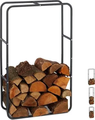 Zdjęcie produktu dla Stojak z drewna, metalowy