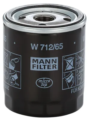 Produktbild von Ölfilter MANN-FILTER W 712/65 Anschraubfilter