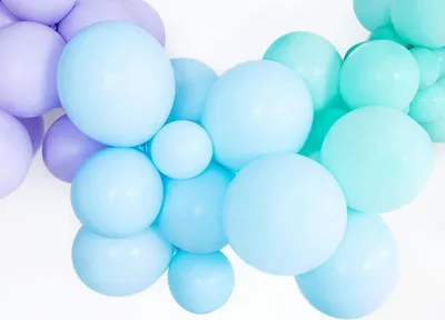 Produktbild von Luftballons 23cm, Pastell Eisblau (1 Packung / 100 Stück)
