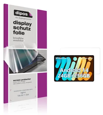 Immagine prodotto di 2x Pellicola Protettiva per Dghrti Tab 50 11 Zoll Protezione Schermo Claro Display dipos