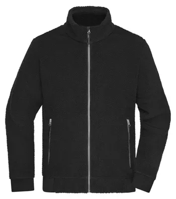 Produktbild von James and Nicholson - Fleecejacke für Herren/Damen Uni LT2407 (XXL) (Schwarz)