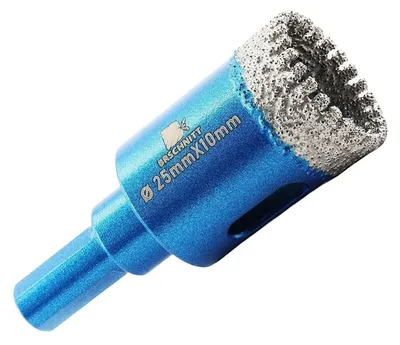 Produktbild von Trockenbohrer Fliesenbohrer 25mm für Keramik, Granit, Porzellan, Feinsteinzeug, Mauerwerk, Marmor