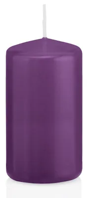 Produktbild von Wiedemann 218117.075 Stumpenkerze - 120 x 60 mm,  brombeer