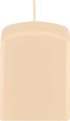 Produktbild von Quader Kerzen, Block Kerzen, quadratische Kerzen Champagner 15 x Ø 7/7 cm, 4 Stück