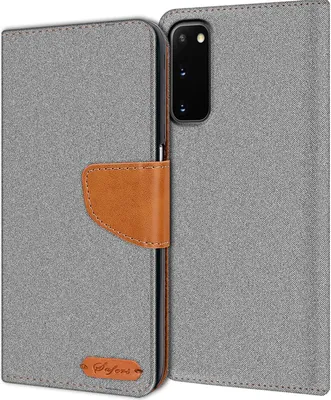 Zdjęcie produktu dla Pokrowiec na telefon komórkowy Samsung Galaxy S20 Etui Wallet Flip Etui ochronne Pokrowiec materiałowy